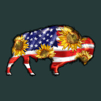 Bison Amerıcan Flag Premium Sweatshirt | Teevron