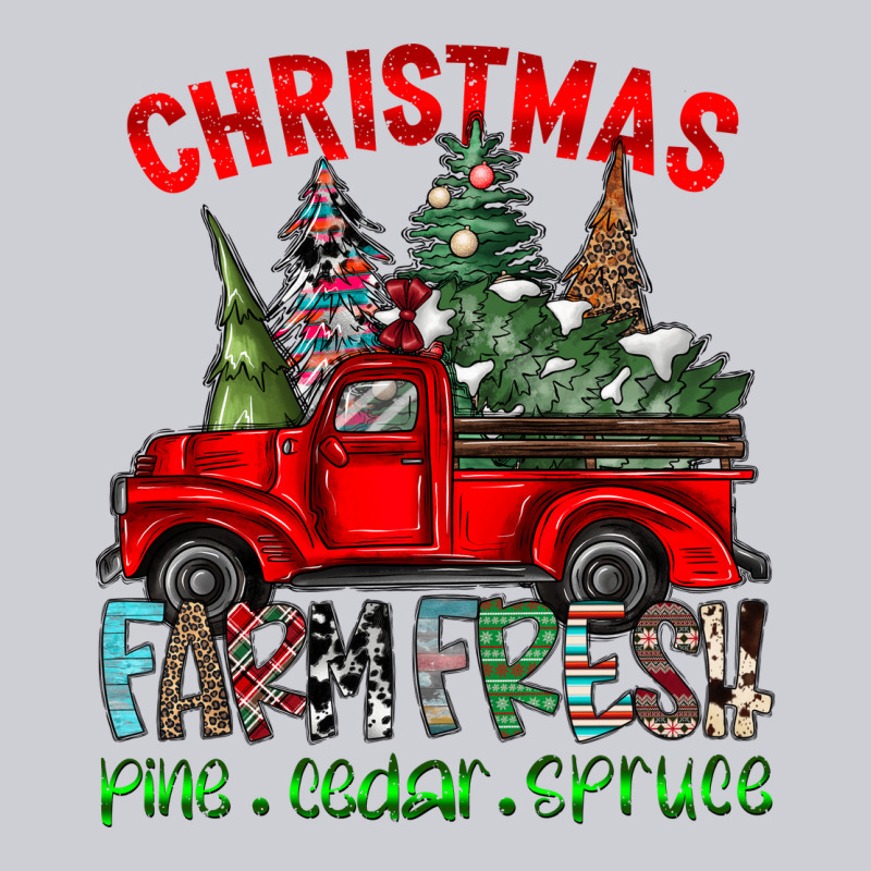 Christmas Tree Farm Truck Heavyweight Sweatshirt by CowhideDigitalArt | Teevron