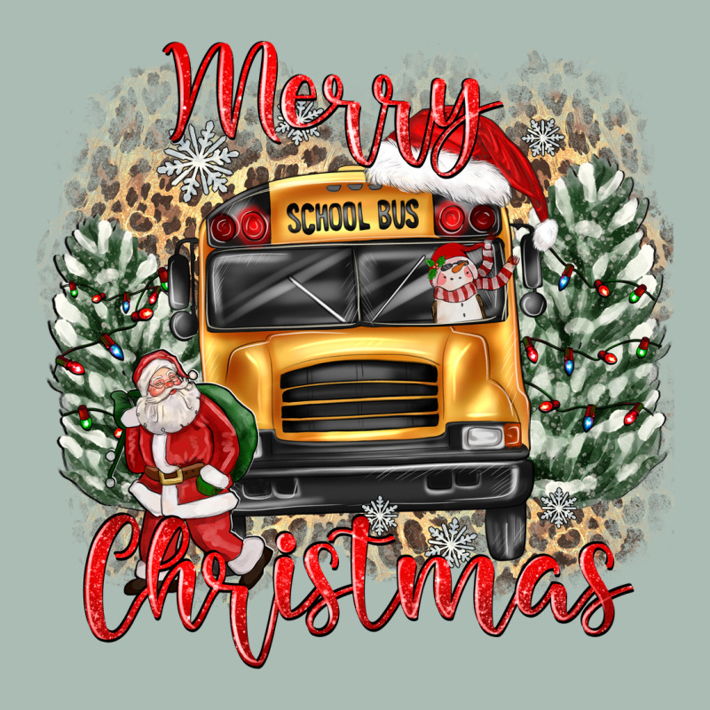 Merry Christmas School Bus Classic Tee by texasbilliewilder | Teevron