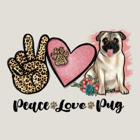 Peace Love Pug Heavy Core Tee | Teevron