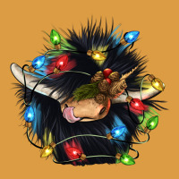 Christmas Black Angus Gnome Urban Heavy Tee | Teevron