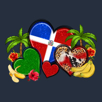 Dominican Republic Hearts Zipper Hoodie | Teevron