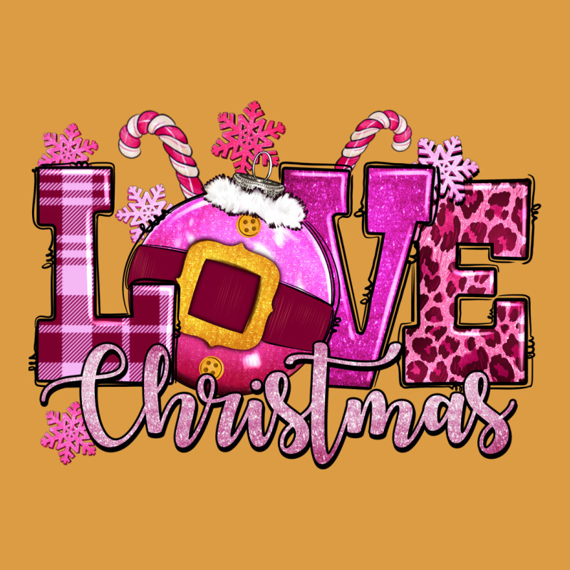 Love Christmas Pink Urban Heavy Tee by CowGirlArtShop | Teevron