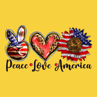 Peace Love America Premium Sweatshirt | Teevron