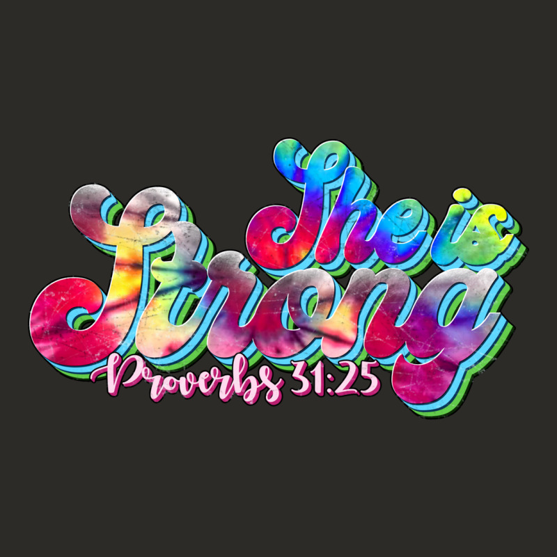 She Is Strong Proverbs 31:25 Heavy Core Tee by JahusDesignShop | Teevron