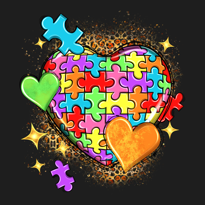 Autism Hearts Classic Tee by NancyCooperArtShop | Teevron