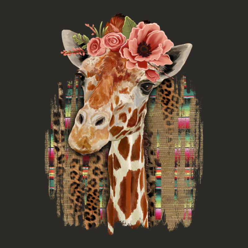 Giraffe With Floral Heavy Core Tee by Bettercallsaul | Teevron