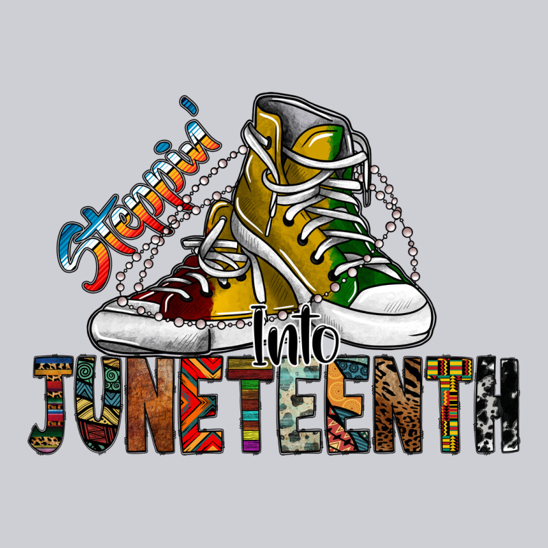 Steppin Into Juneteenth Heavyweight Sweatshirt by SublimationCraftShop | Teevron