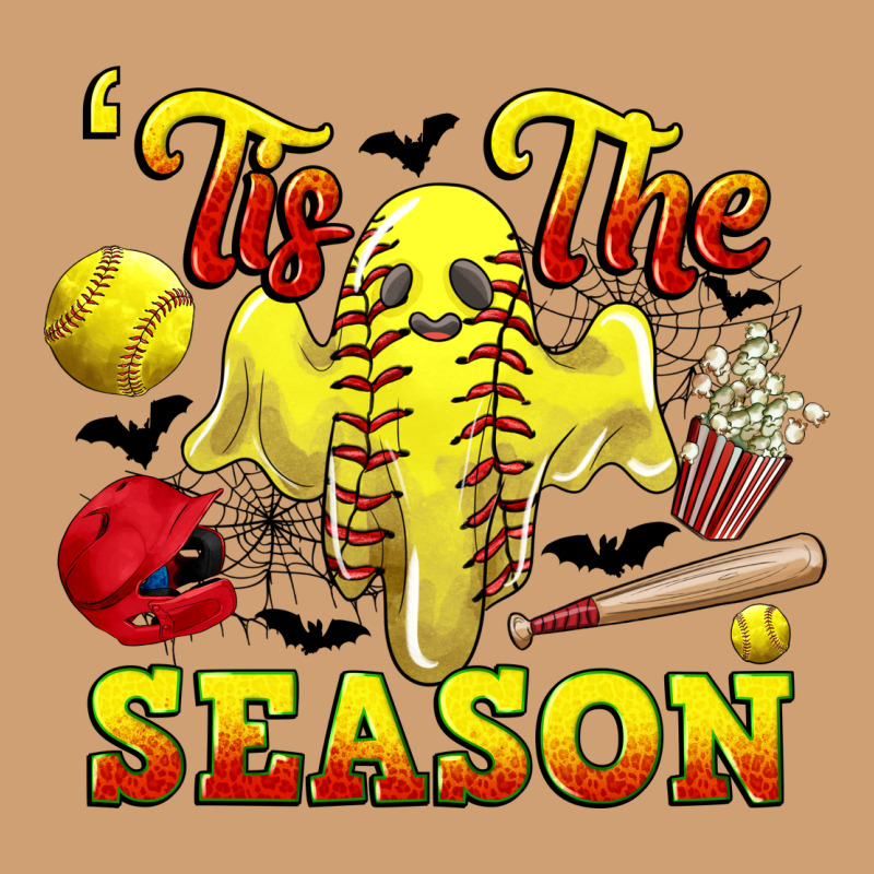 Tis The Season Softball Halloween Vintage Tee by CowGirlArtShop | Teevron