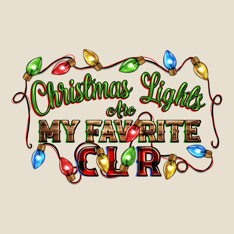 Christmas Lights Are My Favorite Color Urban Heavy Tee by CowGirlArtShop | Teevron