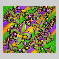 Mardi Gras Carnival Fleur De Lis Premium Tee | Teevron