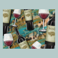 California Wine With Leopard Background Heavy Core Tee | Teevron
