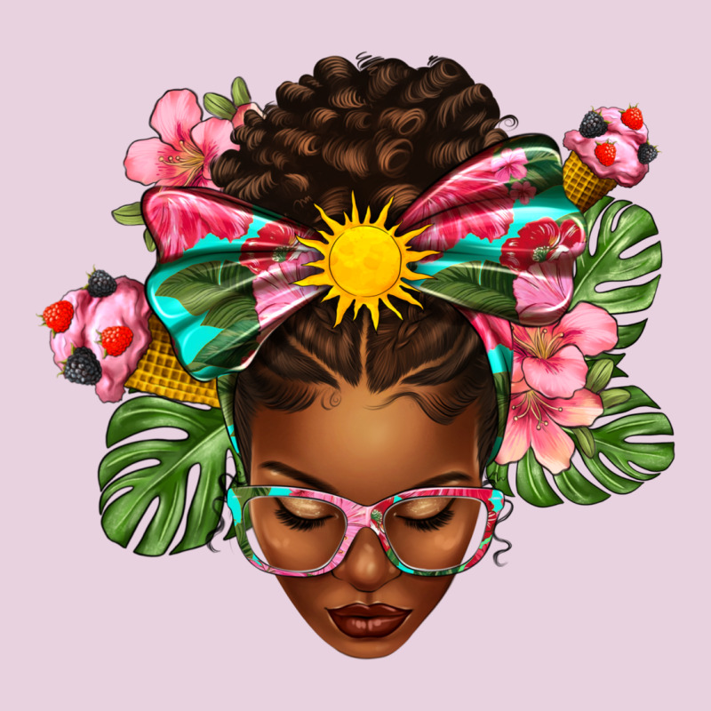 Afro Woman Summer Ladies Tee by texasbilliewilder | Teevron