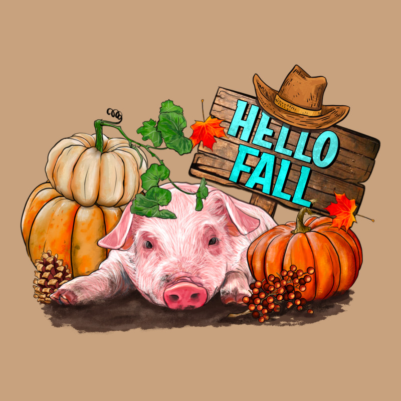Hello Fall Pig Vintage Tee by RanaPortraitStore | Teevron