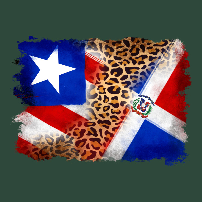 Puerto Rico And Dominican Republic Flag Zipper Hoodie by Artiststas | Teevron