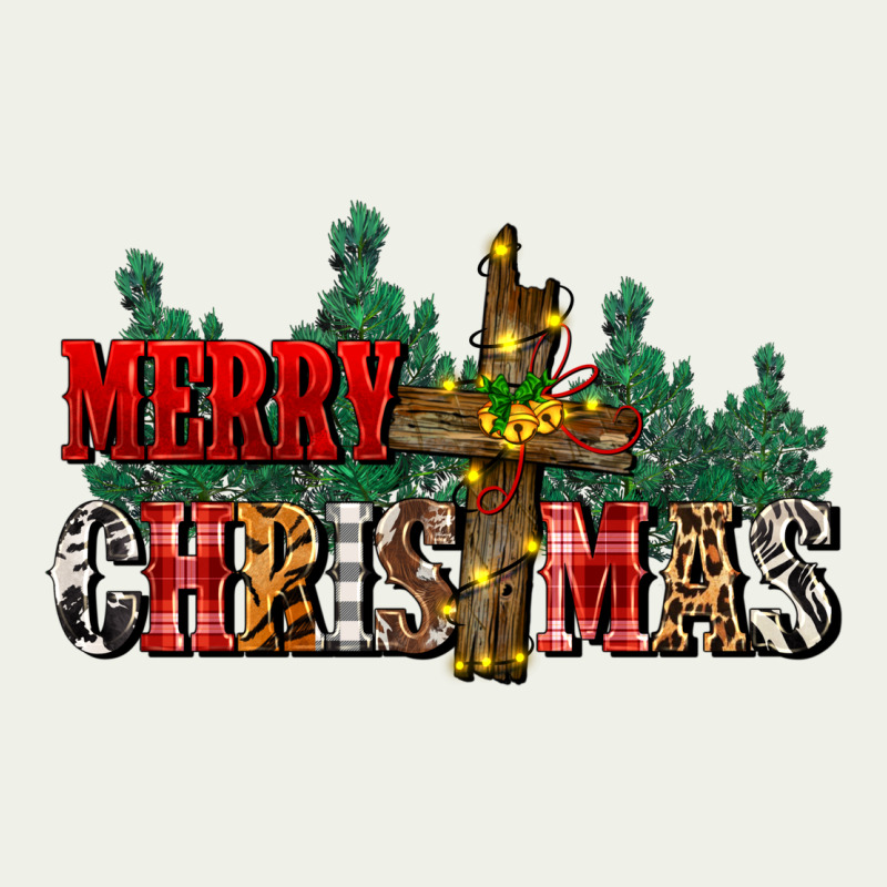 Merry Christmas  Cross Urban Heavy Tee by CowGirlArtShop | Teevron