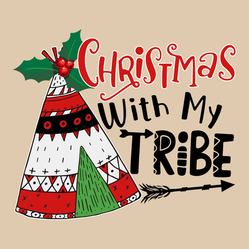 Christmas With My Tribe Boho Heavyweight Sweatshirt by CowhideDigitalArt | Teevron