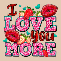 I Love You More With Lips And Strawberry Urban Hoodie | Teevron