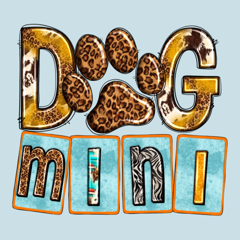 Dog Mini With Paw Ladies Tee by texasbilliewilder | Teevron