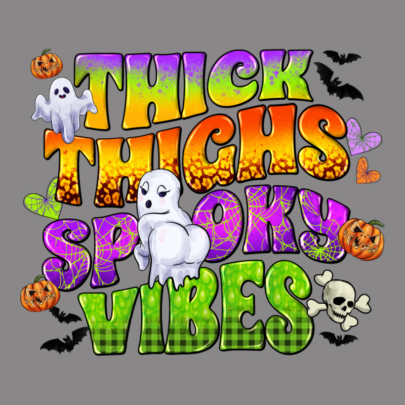 Thick Thighs And Spooky Vibes Vintage Tee by CowGirlArtShop | Teevron