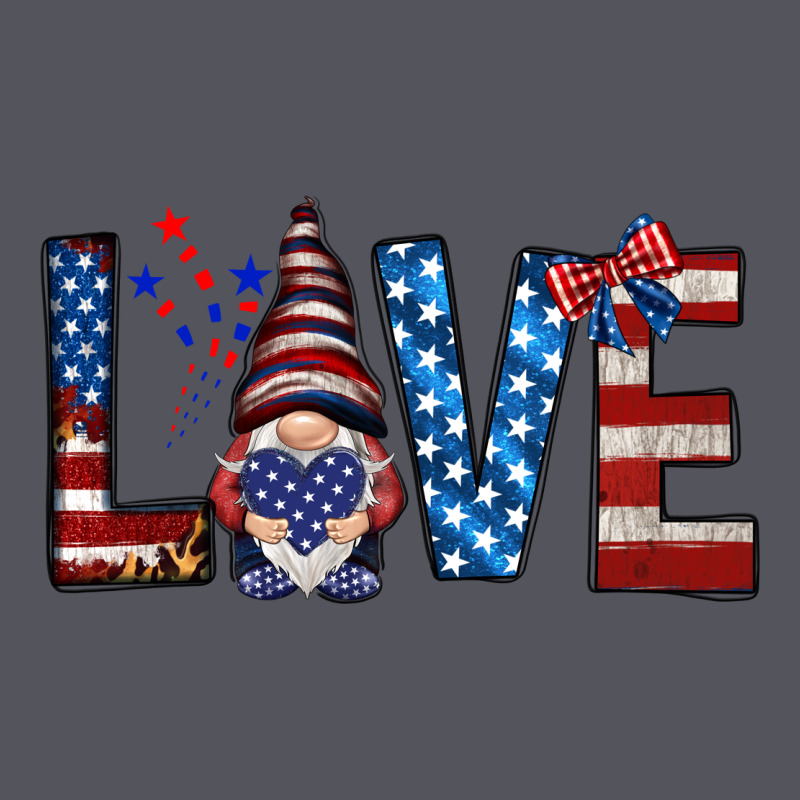 4th Of July Love Gnome Vintage Hoodie by HowdyJamesFarm | Teevron