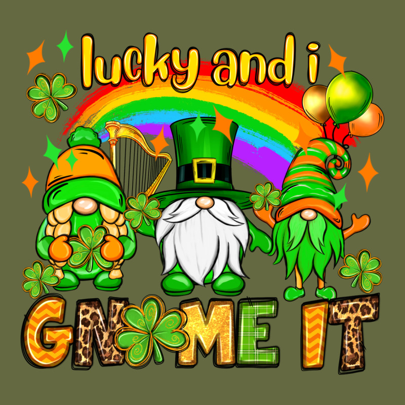 St. Patrick's Lucky And I Gnome It Long Sleeve Tee by OliviaCreatesArt | Teevron