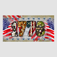 1776 4th Of July License Plate Premium Sweatshirt | Teevron
