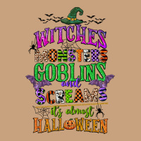 Witches Monsters Goblins And Screams Its Almost Halloween Vintage Tee | Teevron