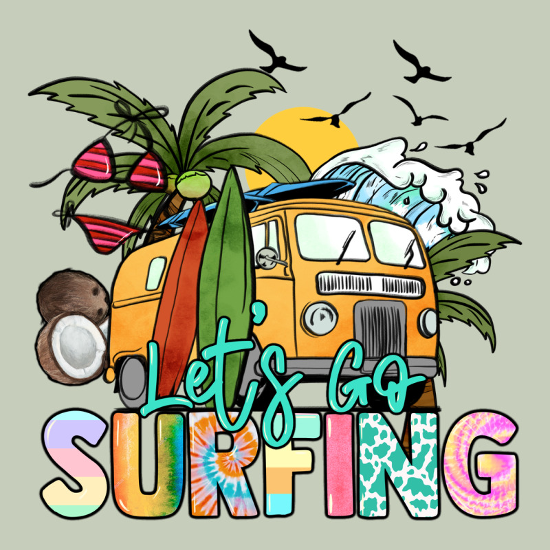 Let's Go Surfing Ladies Tee by NancyCooperArtShop | Teevron