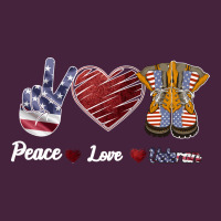 Peace Love Veteran Premium Tee | Teevron
