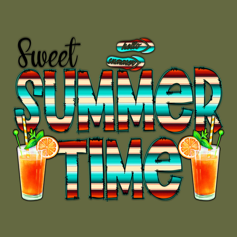 Sweet Summer Time Cocktail Long Sleeve Tee by CowCowDesign | Teevron