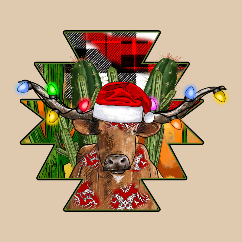 Longhorn Aztec Christmas Heavyweight Sweatshirt by CowhideDigitalArt | Teevron