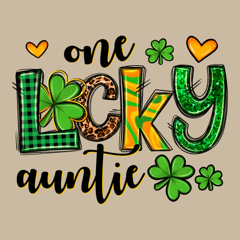 One Lucky Auntie St. Patrick's Long Sleeve Tee by OliviaCreatesArt | Teevron
