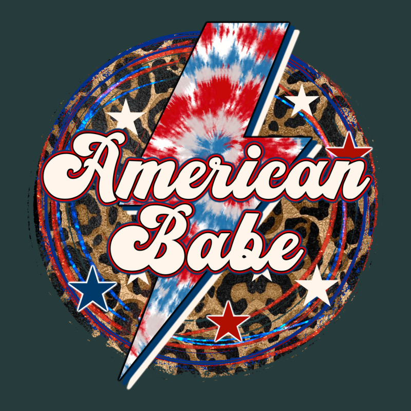 Western American Babe Patriotic Premium Hoodie by LillyAllenDesigns | Teevron