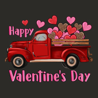Happy Valentine's Day Truck Hearts Heavy Core Tee | Teevron