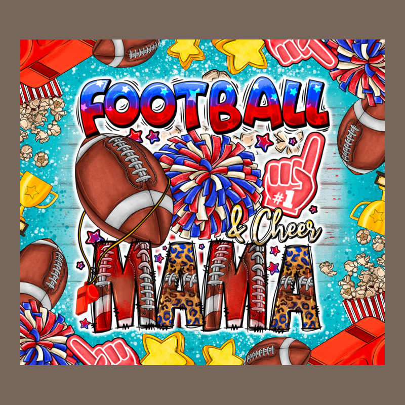 Football Mama Premium Hoodie by CowhideDigitalArt | Teevron