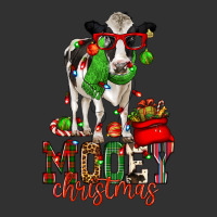 Mooey Christmas Holstein Cow Urban Heavy Tee | Teevron