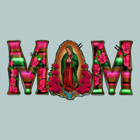 Mom With Floral Aztec And Leopard Background Heavy Core Tee | Teevron