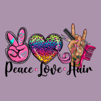 Peace Love Hair Heavyweight Hoodie | Teevron