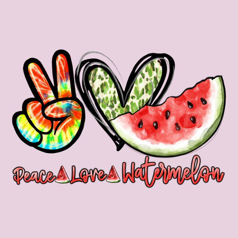 Peace Love Watermelon Ladies Tee by NancyCooperArtShop | Teevron
