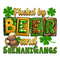 St. Patrick's Fueled By Beer And Shenanigangs Long Sleeve Tee | Teevron