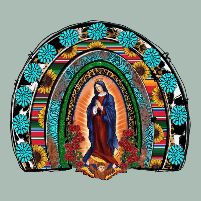 Lady Of Guadalupe Rainbow Classic Tee by RanaPortraitStore | Teevron