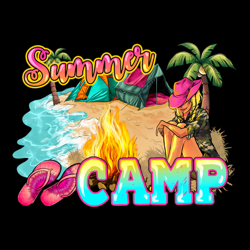 Summer Camp Ladies Tee by NancyCooperArtShop | Teevron