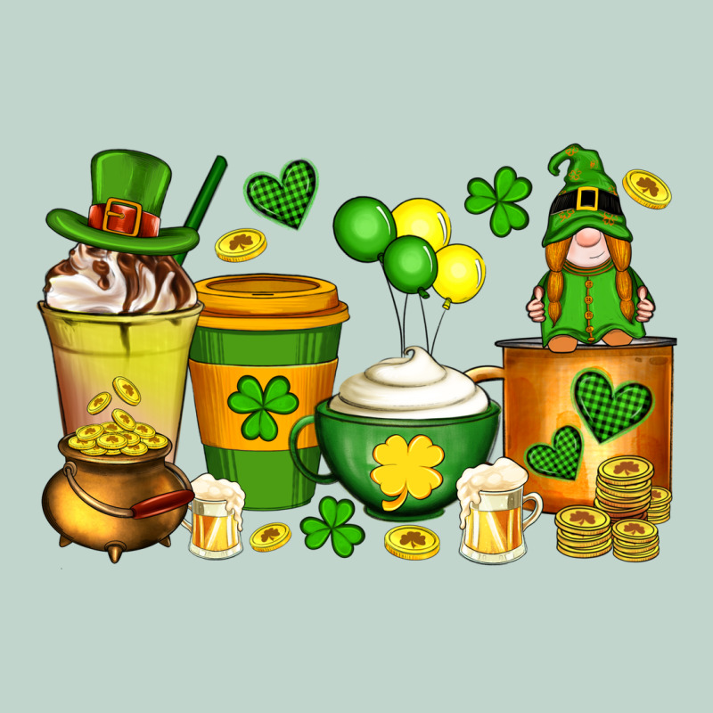 St Patrick's Day Coffee Cups With Gnome Zipper Hoodie by Artiststas | Teevron
