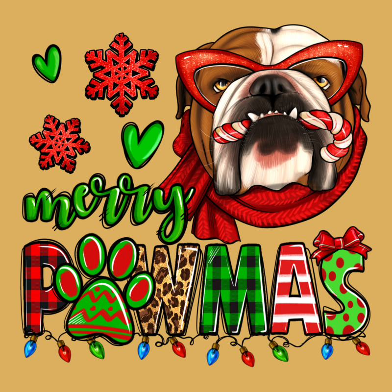 Merry Pawmas Christmas Bulldog Premium Hoodie by Jasminsmagicworld | Teevron