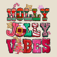 Holly Jolly Vibes Pink Christmas Urban Heavy Tee | Teevron