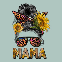 Mess Bun Mama Sunflowers Premium Sweatshirt | Teevron