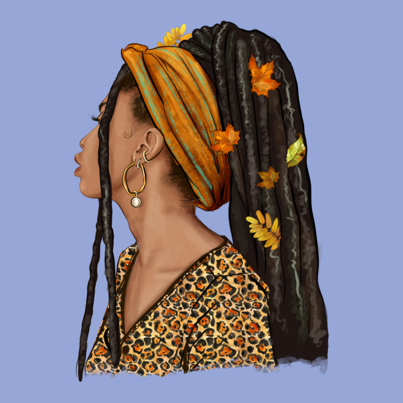 Fall Afro Woman Classic Tee by NancyCooperArtShop | Teevron
