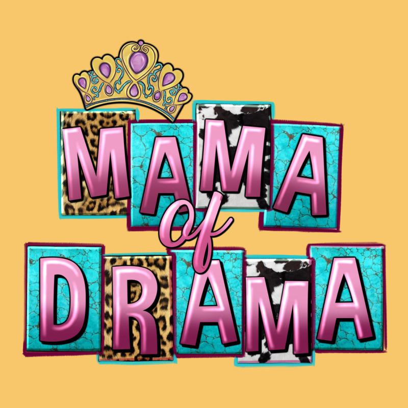 Mama Of Drama Mother's Day Vintage Hoodie by CowGirlArtShop | Teevron