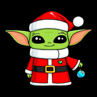 Baby Yoda Christmas Santa Claus Ladies Tee | Teevron